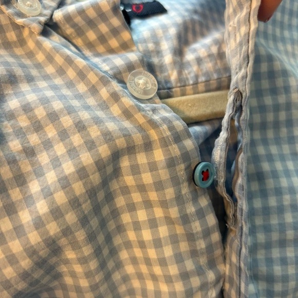 Johnnie O Men’s Button-Up Shirt | Light Blue & White Checkered | Size Medium - Picture 7 of 7